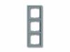 Cover frame 3gang frame future® linear, Stone/Light Grey