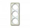 Cover frame 3gang frame, Impuls, Gold