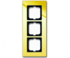 Cover frame, Carat, 3-gang, Gold? (NEW)