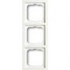 Cover Frame 3gang frame, future ®   linear, white matt