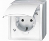 SCHUKO®  socket outlet  with hinged lid