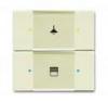 Switch sensor, 2-gang, Impressivo, Savanna