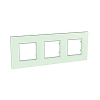 Unica Quadro - cover frame - 3 gangs, H71/V71 -  Urban Green