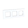 Unica Quadro - cover frame - 3 gangs, H71/V71 - white