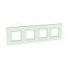 Unica Quadro - cover frame - 4 gangs, H71/V71 - Urban Green