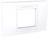 Unica Allegro - cover frame - 2 modules - white 