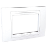 Unica Allegro - cover frame - 3 modules - white