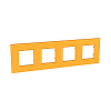 Unica Quadro Pearl - cover frame - 4 gangs, H71/V71 - Cytrus