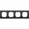 M-PLAN frame, 4-gang, anthracite