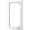 M-Plan frames, 2-gang without central bridge piece, polar white, glossy