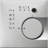 KNX Room temperature con- trol unit, flush-mounted/PI  with 4-gang push-button inter- face (stainless steel)