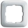 Cover frame 1gang frame, Reflex Round, Alpine white