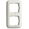 Cover frame 2gang frame, Reflex Round, Ivory