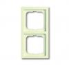 Cover frame 2gang frame future®  linear, Ivory White