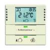 Room Thermostat with Label Field, FM, (savanna/ivorywhite)