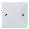 Blanking cover, metallic (varnished stainless steel)